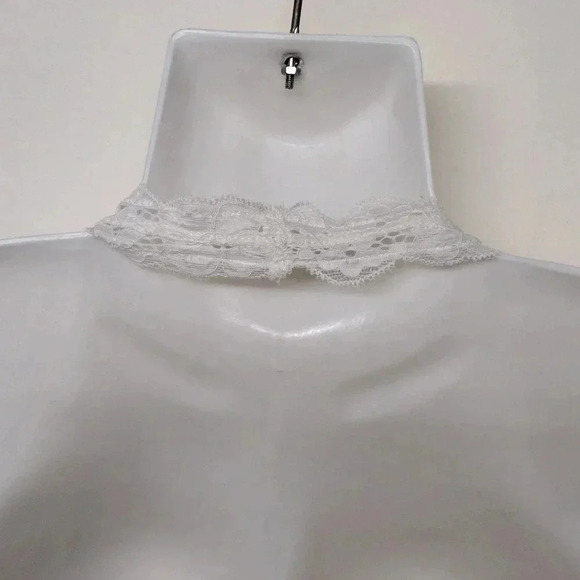 Signature8 Halter Bralette White Lace New Small - Picture 4 of 7